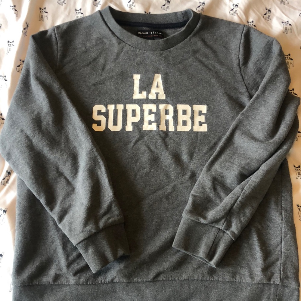 Madewell x Sezane La Superbe crew sweatshirt